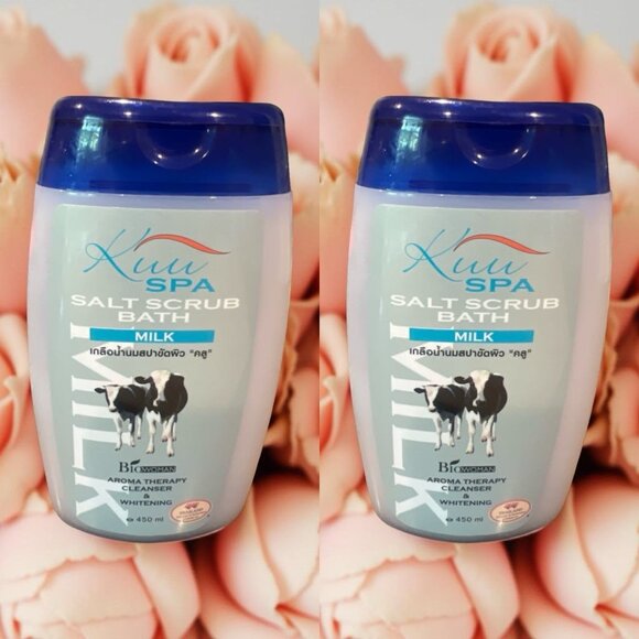 Biowoman KUU Spa Salt Scrub Bath Aroma Therapy Cleanser & Whitening 450 ml_ 2 un - Picture 1 of 1